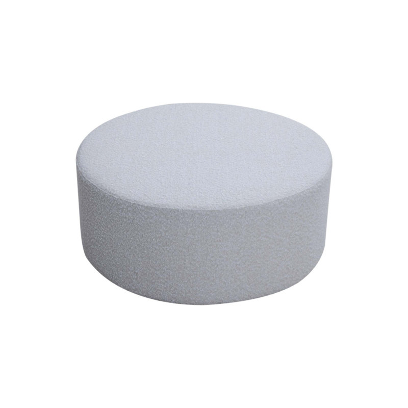 Table basse ronde rembourrée, multifonctionnelle pour le salon, la chambre à coucher, l'entrée et le bureau