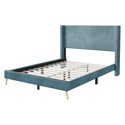 Andretta Upholstered Wingback Bed