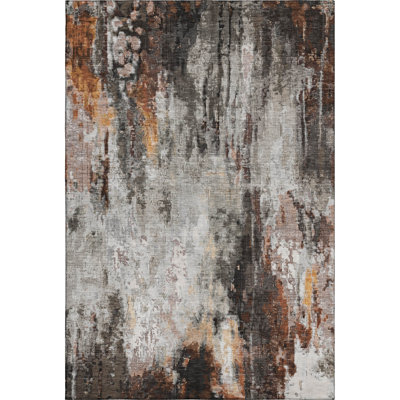 Premium Machine Washable Marasco AMF1640 Abstract Rug
