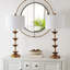 Ensemble de lampes de table or antique 32 po avec USB Henka