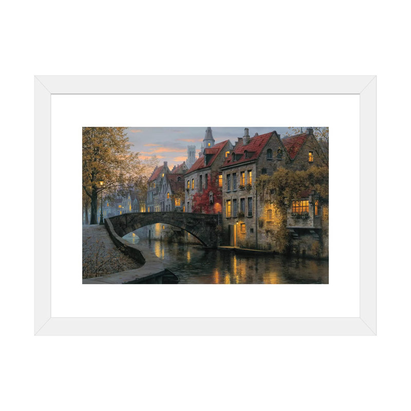 «Silent Evening», reproduction de photo, H 24 po x l 32 po x P 1 po, Papier blanc