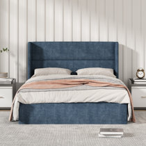 2-Storage Drawers Upholstered Queen Size Storage Bed, Blue - On Sale - Bed  Bath & Beyond - 38254605
