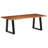 vidaXL Coffee Table with Live Edges Living Room Furniture Solid Wood Acacia-1393919338