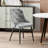 Tufted Velvet Upholstered Back Dining Chair-459672083