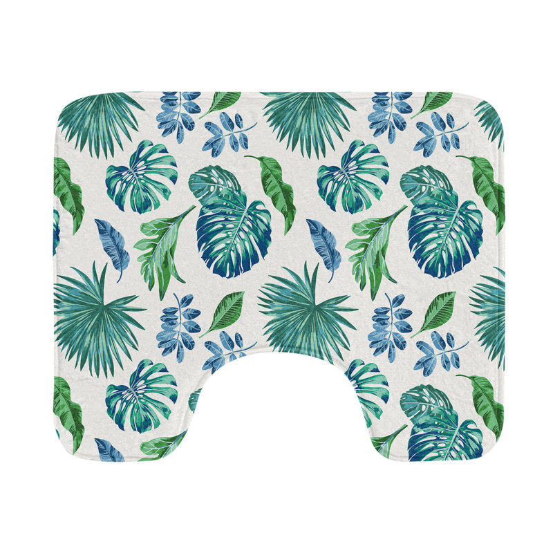  Tapis de salle de bain Green Leaf