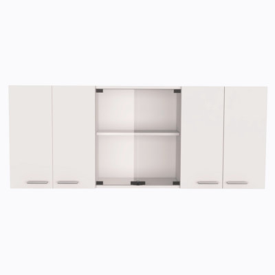 59-inch White  Accent Cabinet