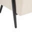 Fauteuil d'appoint 26,38 po Modern Beige Basic avec revêtement en polyester et structure en métal robuste-1558711868