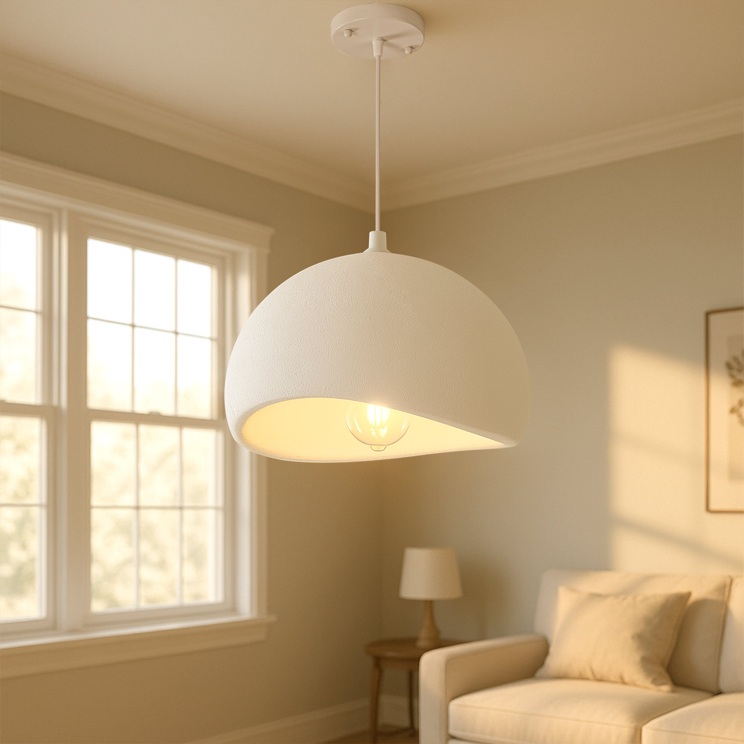 Jimyah Single Light Pendant, 55" H x 11.8" W x 9.45" D