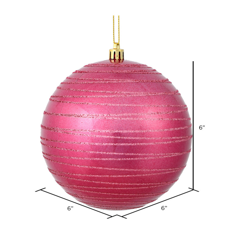 Ornement boule de bonbon, Mauve