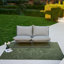 Dalvey 163.5cm Wide Rectangle Steel Loveseat with Cushions-1774050975