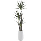 72'' Faux Yucca Tree in Planter