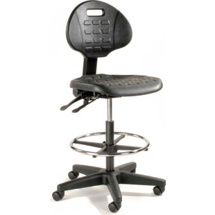 Tabouret de laboratoire à hauteur ajustable avec roue de duel