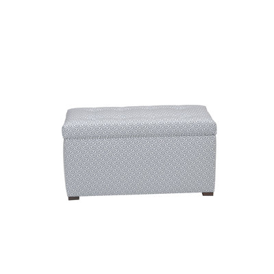 Polyester Upholstered Bench with Flip Top