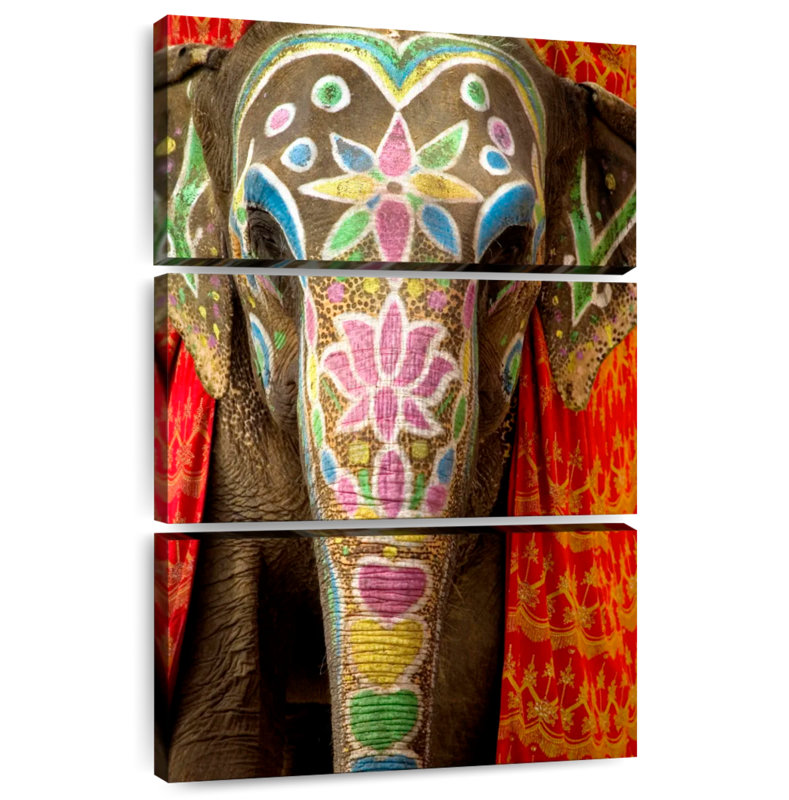 Brampt Indian Festival Elephant, 38" H x 24" W