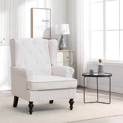 Fauteuil à oreilles Upholsterd