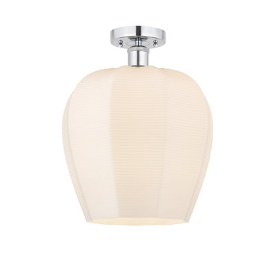Glass Semi Flush Mount