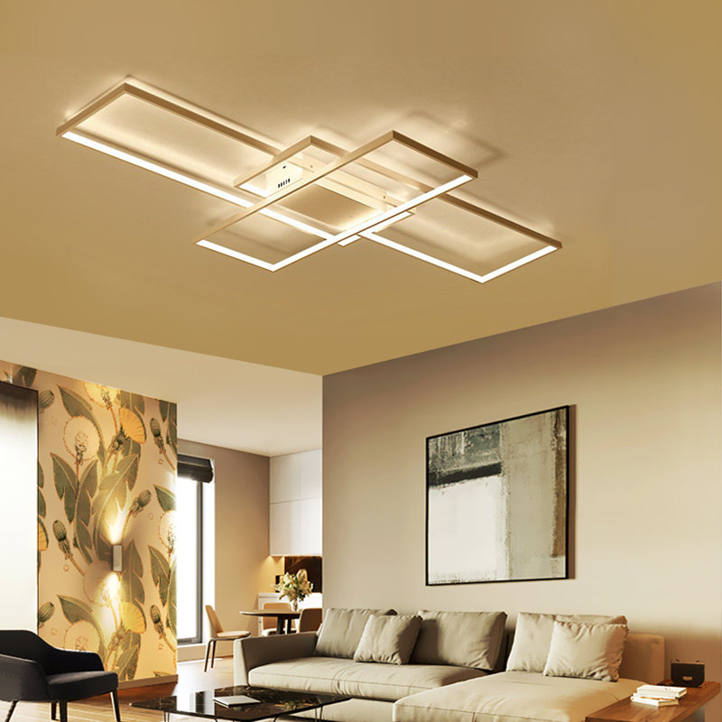Cespedes LED Semi Flush Mount, White