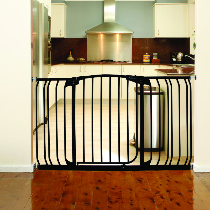 Chelsea Safety Gate, Black, 39.50" H x 2" W x 42.50" D