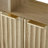 55.5" Fluted Kitchen Island With 2 Drop Leaf, Kitchen Storage Cart With Power Outlet-278207370