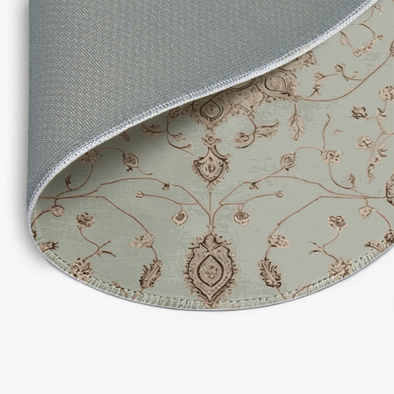 Tapis gris d'intérieur et d'extérieur Tabriz, Rectangulaire 3 pi x 5 pi