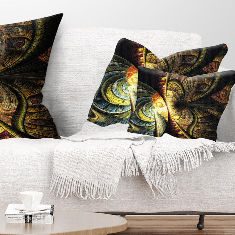  Coussin Abstract Fractal Illustration, Rectangulaire, 12 po x 20 po