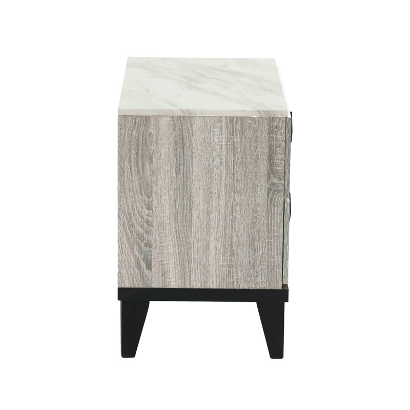 Nightstand (Rustic Accents), Light Brown