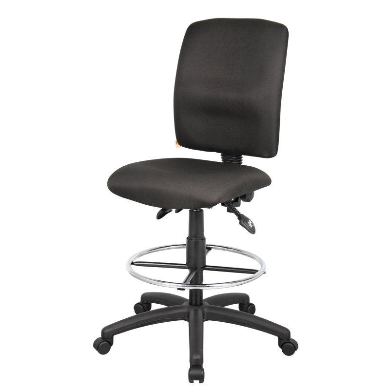 Zetilla Microfiber / Microsuede Drafting Chair