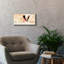  «Touching Down 1» par Annie Warren, art mural sur toile, 24 po x 12 po