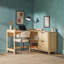 Bureau d'angle moderne en L avec rangement de tiroir-649187306