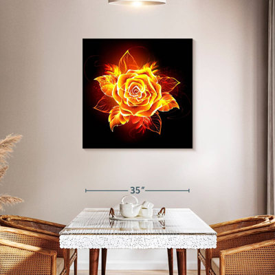 Rose flamboyant Harnek