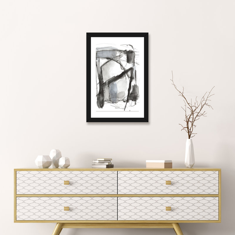 « busyy ii » par éthan harper-reproduction d’art, H 24 po x l 16 po x P 1 po, Papier avec cadre noir