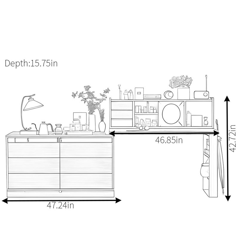 Commode rétro pratique