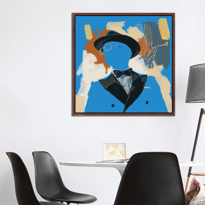 Operatic Blue - Painting on Canvas