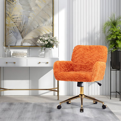 Angelyssa Polyester Blend Gaming Chair Office Chair Desk Chair Vanity Chair