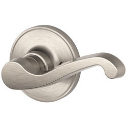 LaSalle Lever Keyed Entry Lock, Aged Bronze, Single Dummy, Right