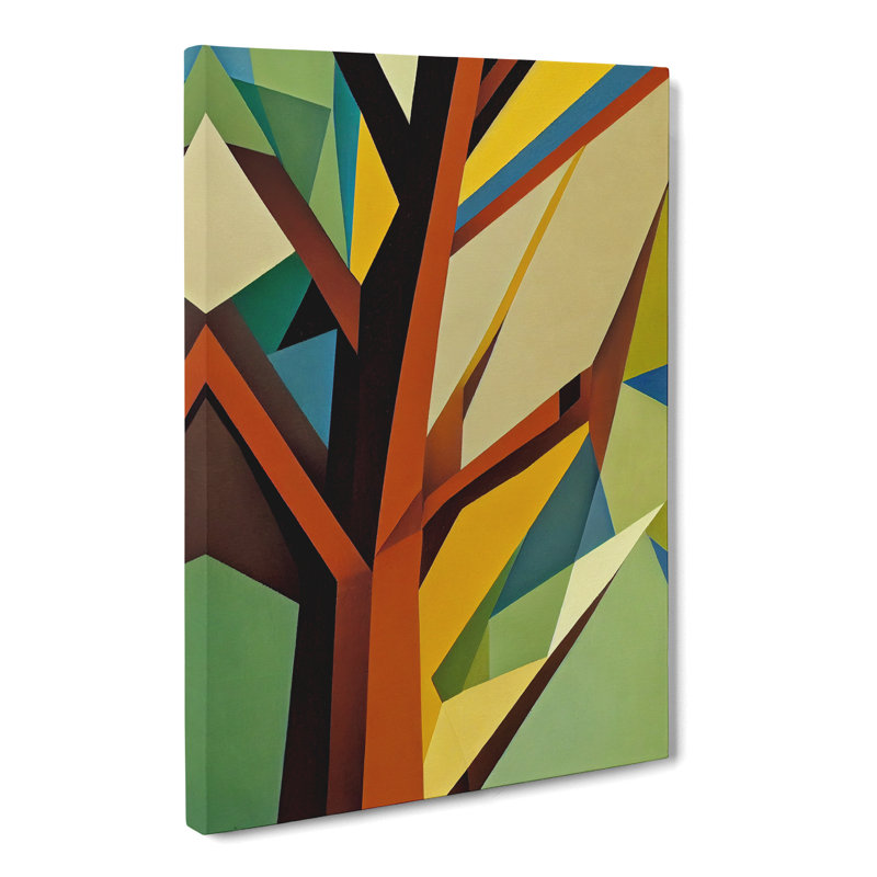 Tree Abstract Block Vol.5 - Wrapped Canvas, 60cm H x 40cm W x 3cm D