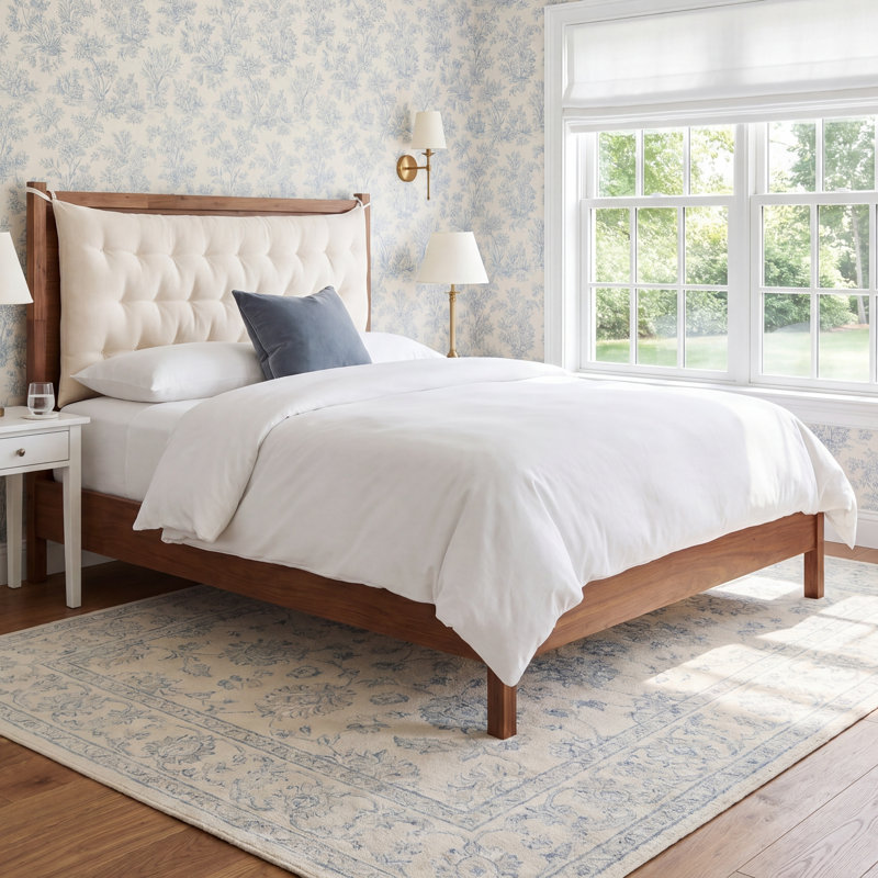 Soline Upholstered Platform Bed, King