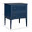 Leiv 2-Drawer Mahogany Chest, Blue