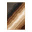 Tapis brun moelleux moelleux et moelleux contemporain Rodolfo Queenstown Mountains - reliure brun clair-1850297670