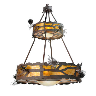 Rustic Lodge 7 - Light Chandelier
