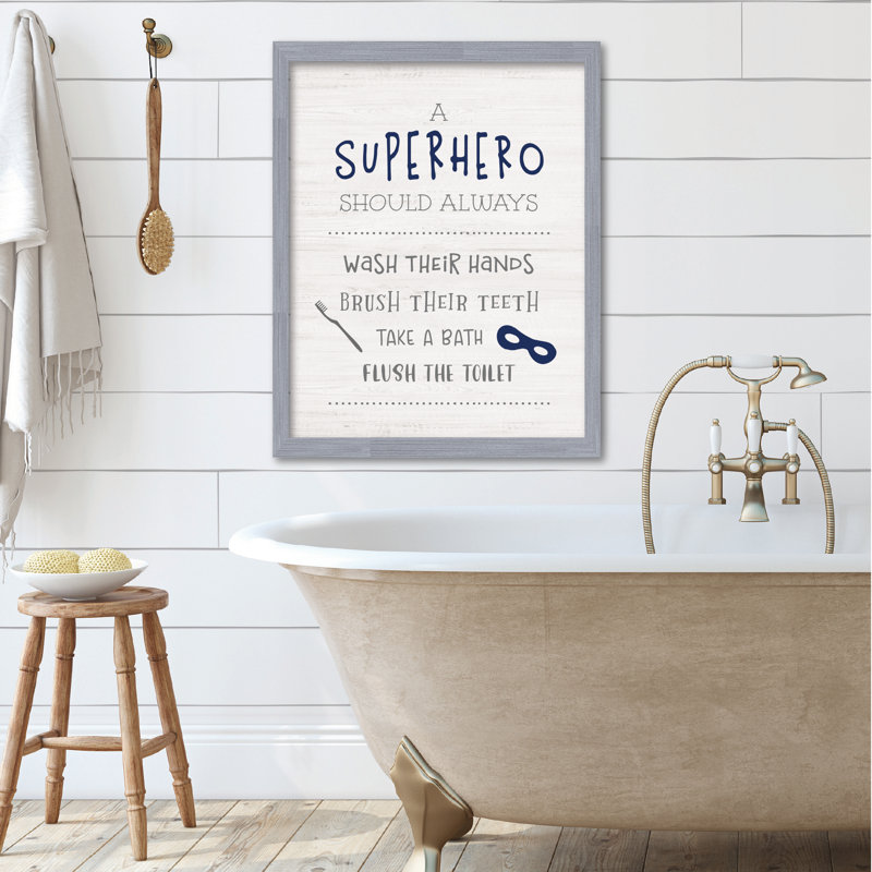 Superhero 16x20 Framed Board