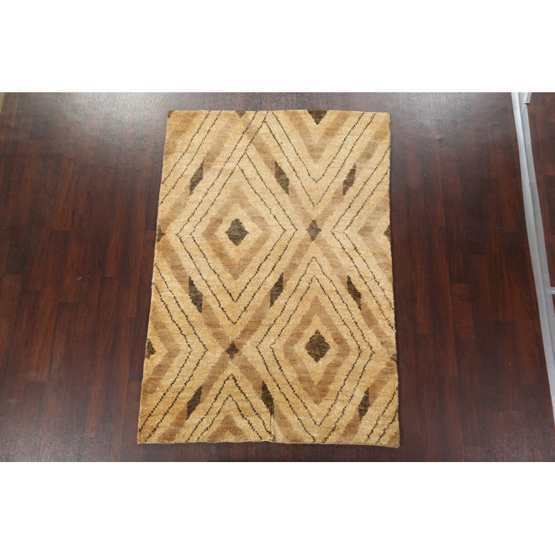 Rampaal One-of-a-Kind Area Rug Gold