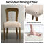 Ensemble de salle à manger rectangulaire à double piédestal avec chaise en chenille-2133803037-2133803024