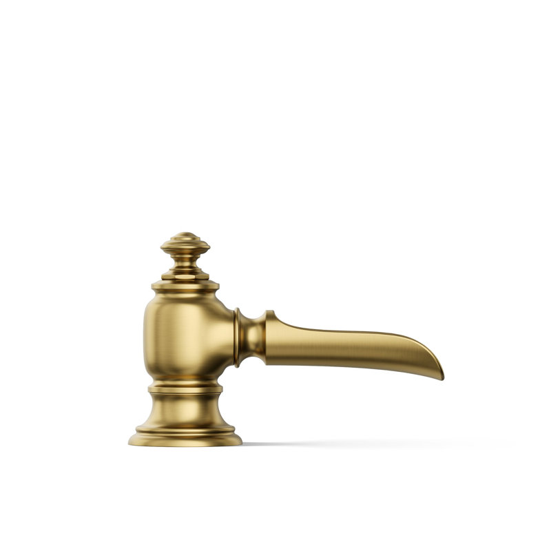 Artifacts Flume Widespread Bathroom Faucet, Vibrant Brushed Modern Brass