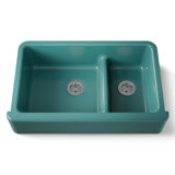 Whitehaven® 36" L x 22" W Double Basin Farmhouse Kitchen Sink