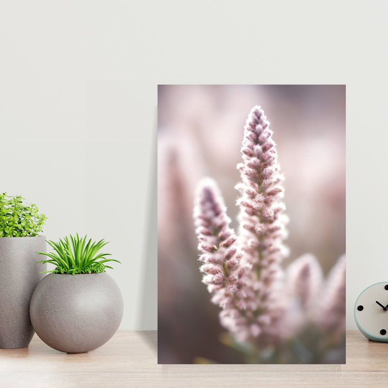 Treechild -Whispers Of Heather I Abstract Contemporary Wall Art, 18" H x 12" W