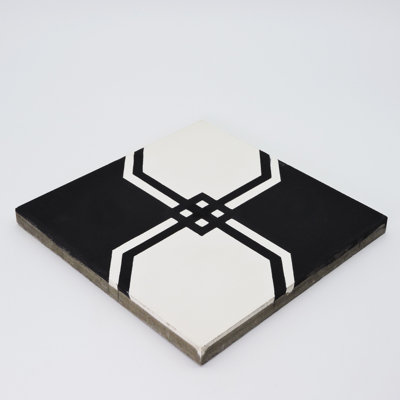 Marakech 8" x 8" Cement Patterned Wall & Floor Tile