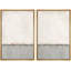 «Grunge Mid-Century Geometric Liness», 2 pièces sur toile-99016454-99016458