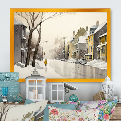 " Quebec During Snowfall III "