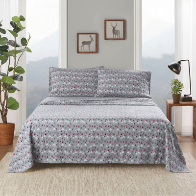 4 PCS Sheet Set Grey Ski Jump